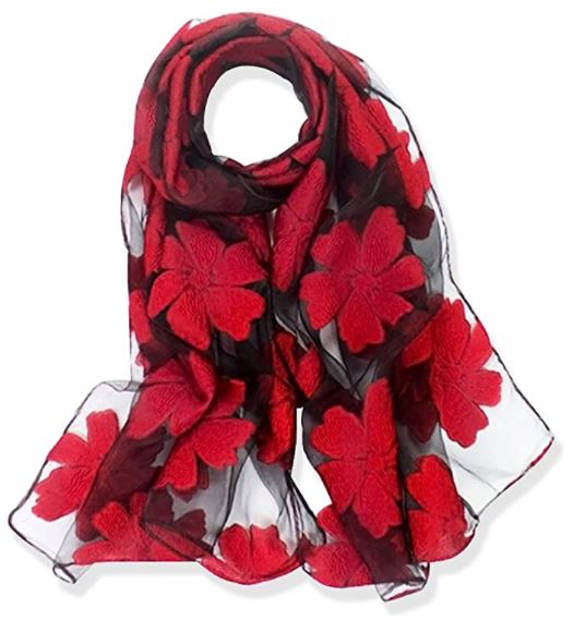 Tenerezze Foulard in seta con fantasia mista